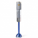 Uncanny Brands Anakin Lightsaber Hand Blender featuring a silver hilt handle and blue immersion shaft.