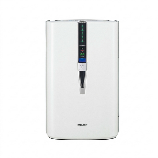 High-resolution hero shot of the white Sharp KC860U Air Purifier and Humidifier on a pure white background.