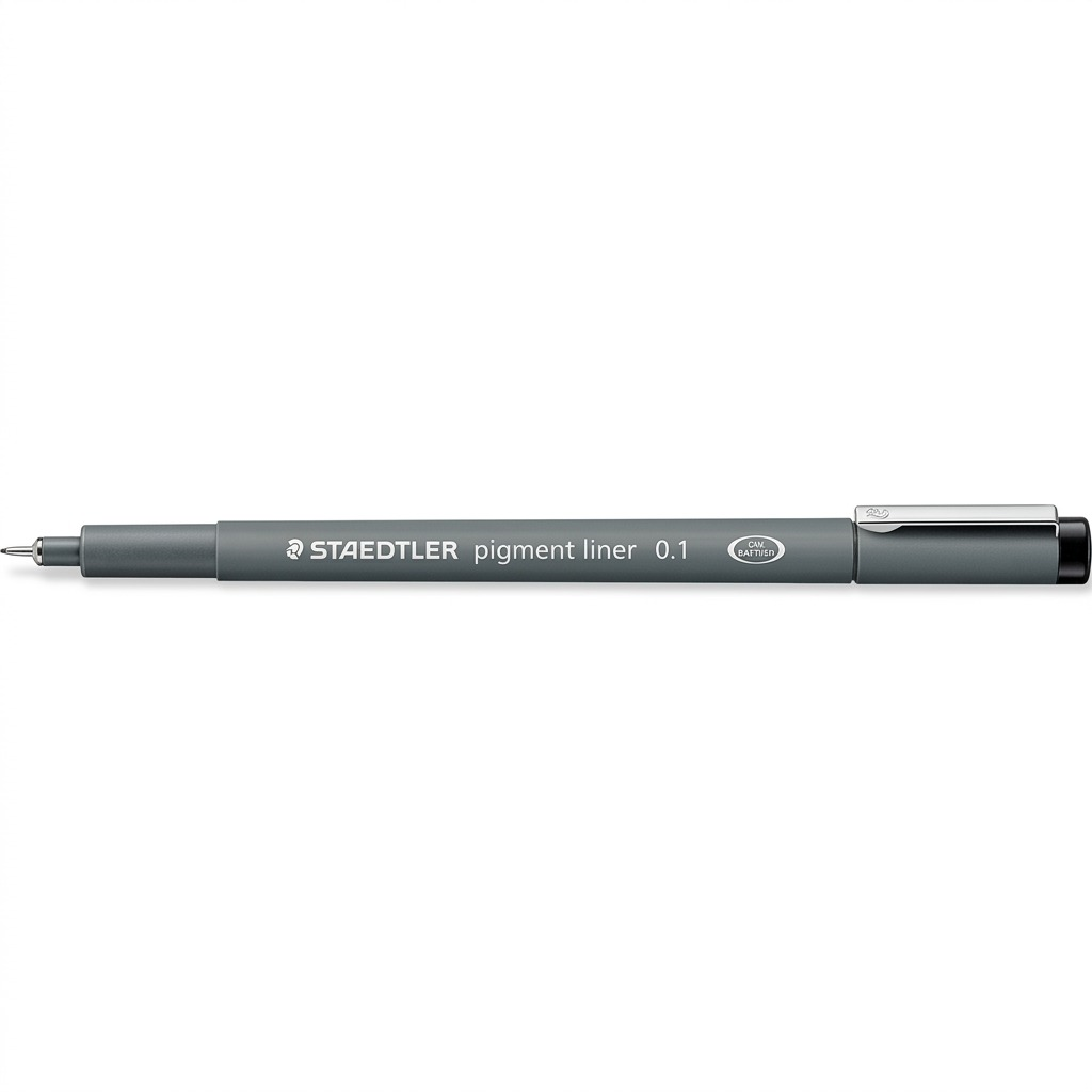 STAEDTLER Fineliner 0.1mm black (MPN: 308-01-9M, UPC: 4007817330395) canonical product image.