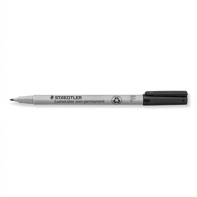 A high-resolution product shot of the STAEDTLER Lumocolor non-permanent marker (316-9), centered on a pure white background.