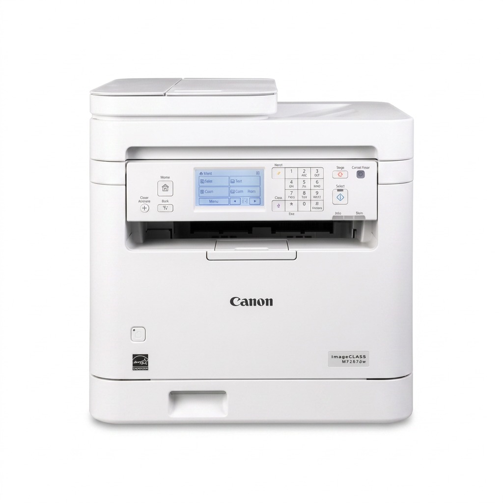 A pure, high-resolution hero shot of the Canon imageCLASS MF287dw printer, centered on a crisp white background.