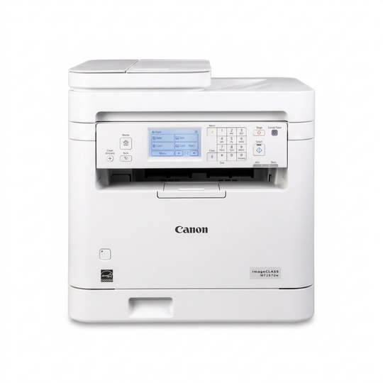 A pure, high-resolution hero shot of the Canon imageCLASS MF287dw printer, centered on a crisp white background.