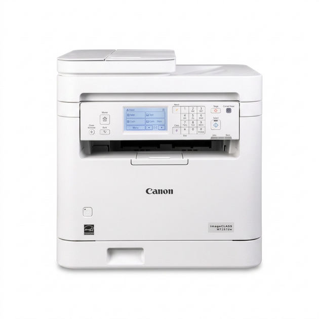 A pure, high-resolution hero shot of the Canon imageCLASS MF287dw printer, centered on a crisp white background.