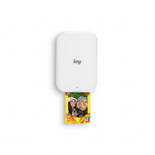 A high-resolution product photography of the Canon IVY 2 Mini Photo Printer.