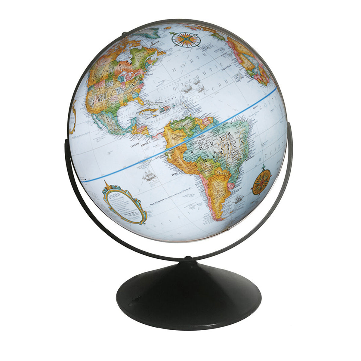 Eureka 16″ Blue Raised Relief Desk – Replogle Globes