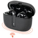 Wicked Audio Mojo 800 true wireless earbuds in black charging case with wireless charging
