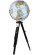 Willston 16″ Blue Raised Relief Tripod Floor – Replogle Globes
