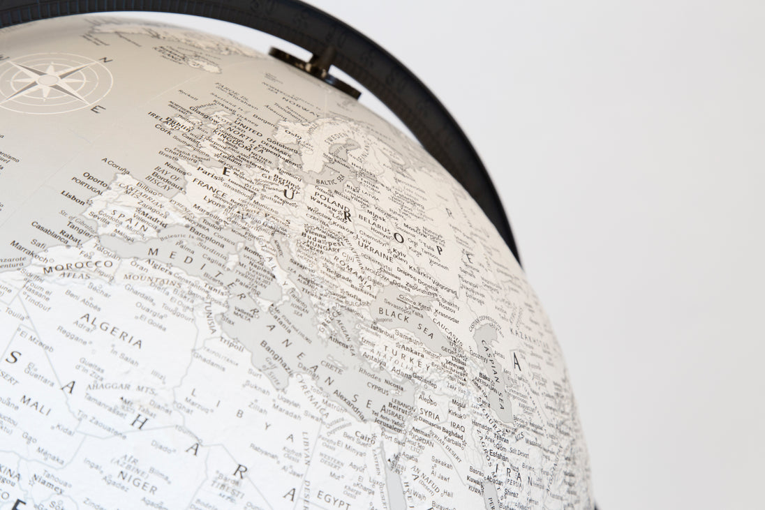 Dawson 16″ Grey Raised Relief Floor Designer Series – Replogle Globes