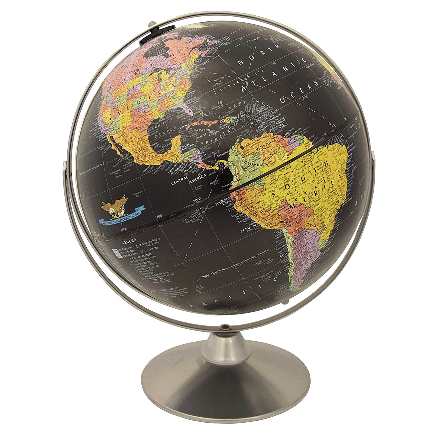 Starlight 12″ Black Desk – Replogle Globes
