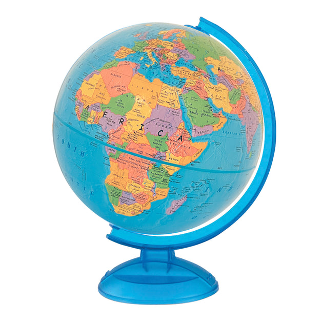 Adventurer 12″ Blue Raised Relief Desk – Replogle Globes