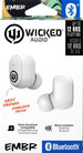 Wicked Audio Embr white retail packaging