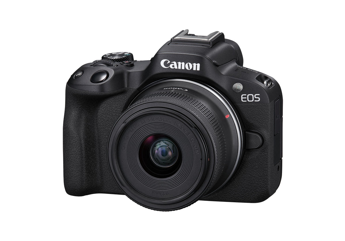 Canon EOS R50 kit - rear view with vari-angle touchscreen
