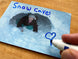 SELPHY CP1500 printed photo of a girl in a snow fort
