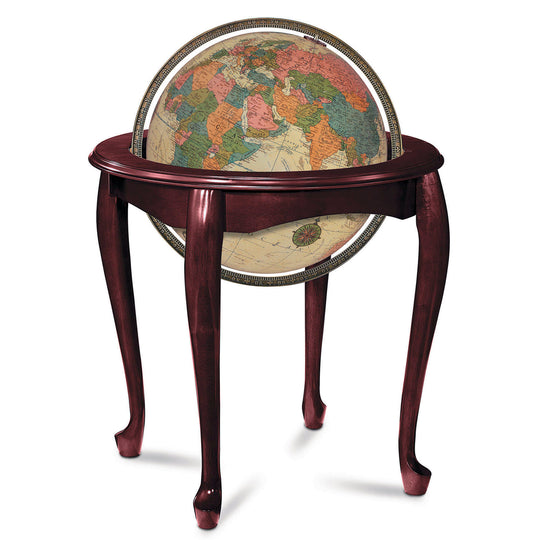 Queen Anne 16″ Antique Illuminated Floor – Replogle Globes
