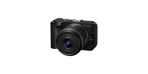Canon EOS R50 V kit - angled view