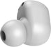 Wicked Audio Embr white earbuds, angled view