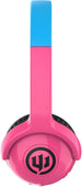 Wicked Audio Tricky Tike Candy Pink headphones, ear cup logo detail