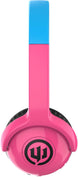 Wicked Audio Tricky Tike Candy Pink headphones, ear cup logo detail