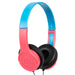 Wicked Audio Rad Rascal kid safe headphones in Bubblegum pink and blue
