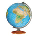 Odessa 12″ Blue Illuminated Raised Relief Desk – Replogle Globes