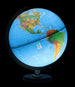 Livingston 12″ Blue Illuminated Raised Relief Desk – Replogle Globes – Americas illuminated