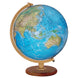 Livingston 12″ Blue Illuminated Raised Relief Desk – Replogle Globes
