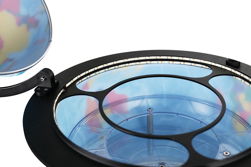 Empire Bar 16″ Blue Illuminated Raised Relief Floor – Replogle Globes