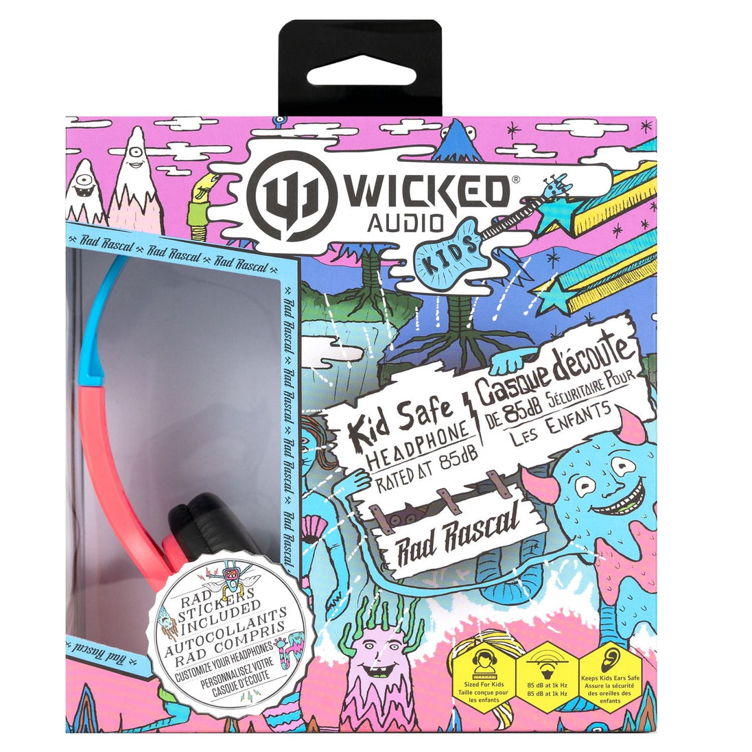 Wicked Audio Rad Rascal Bubblegum retail packaging