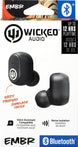 Wicked Audio Embr black retail packaging