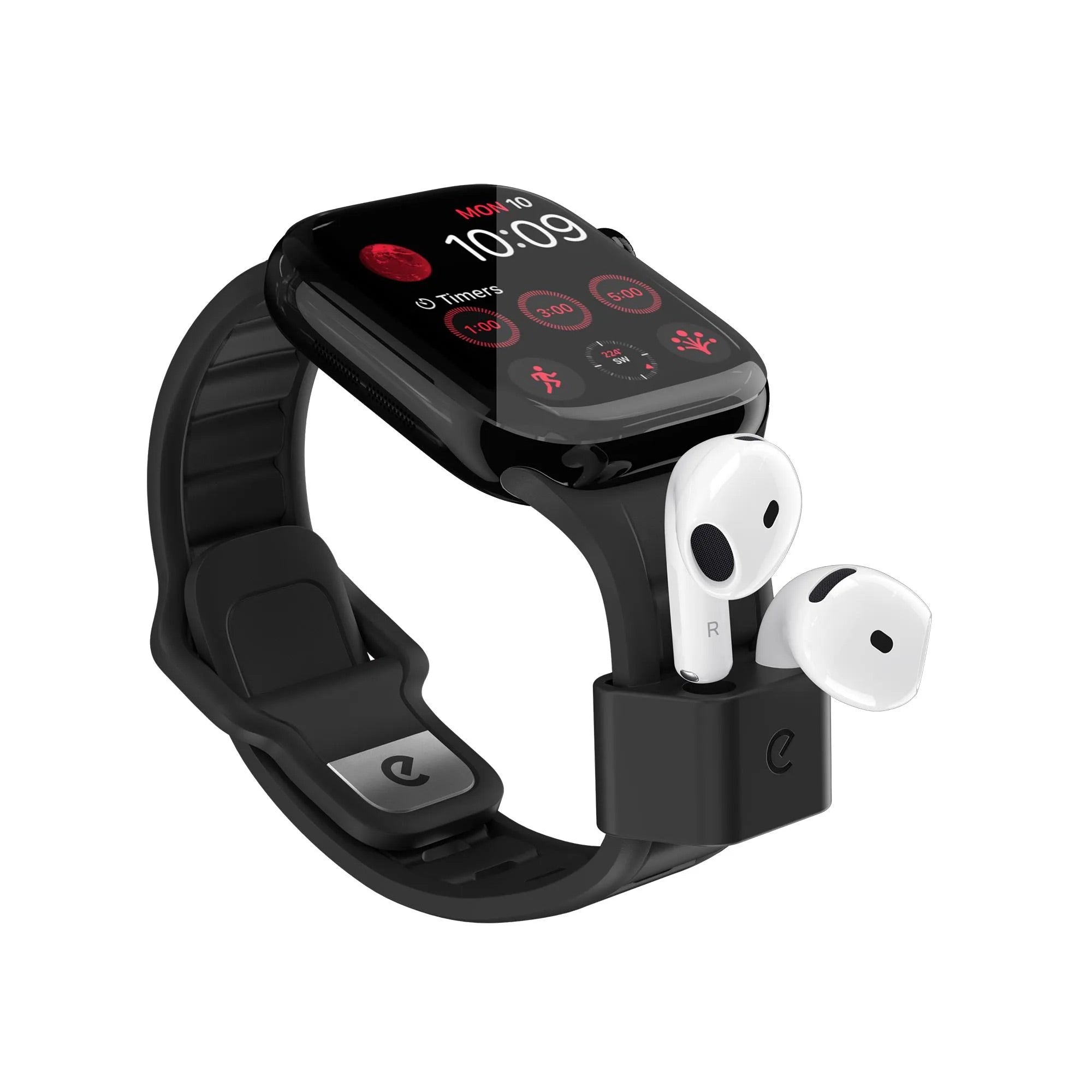 SYNC+ SERIES Apple Watch Band - Carbon Black (Large)