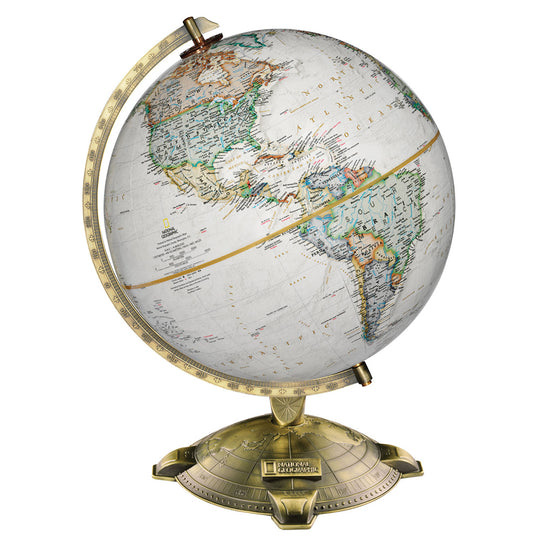 Allanson 12″ Antique Raised Relief Desk National Geographic Collection – Replogle Globes