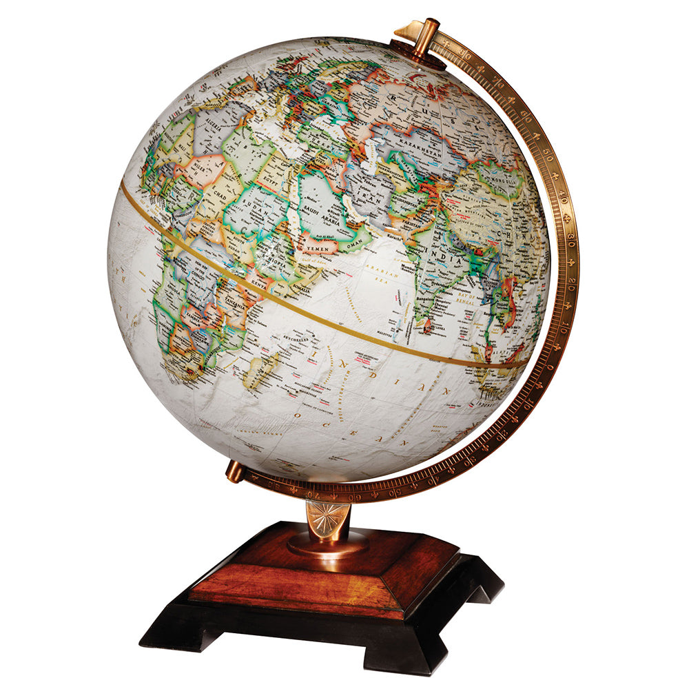 Bingham 12″ Antique Raised Relief Desk National Geographic Collection – Replogle Globes