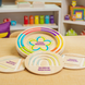Calming Breathing Boards laid out on a table in a playroom