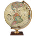Carlyle 12″ Antique Illuminated Raised Relief Desk – Replogle Globes