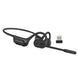 OPN Sound Chat Pro open-ear headset with boom mic and USB dongle