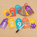 Emotions 123's number cards fanned out on their ring