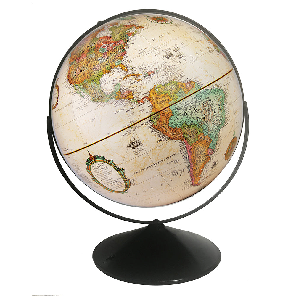 Eureka 16″ Antique Raised Relief Desk – Replogle Globes
