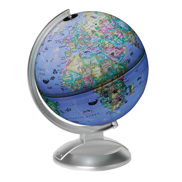 Globe for Kids 10″ Blue Illuminated Desk – Replogle Globes – illuminated
