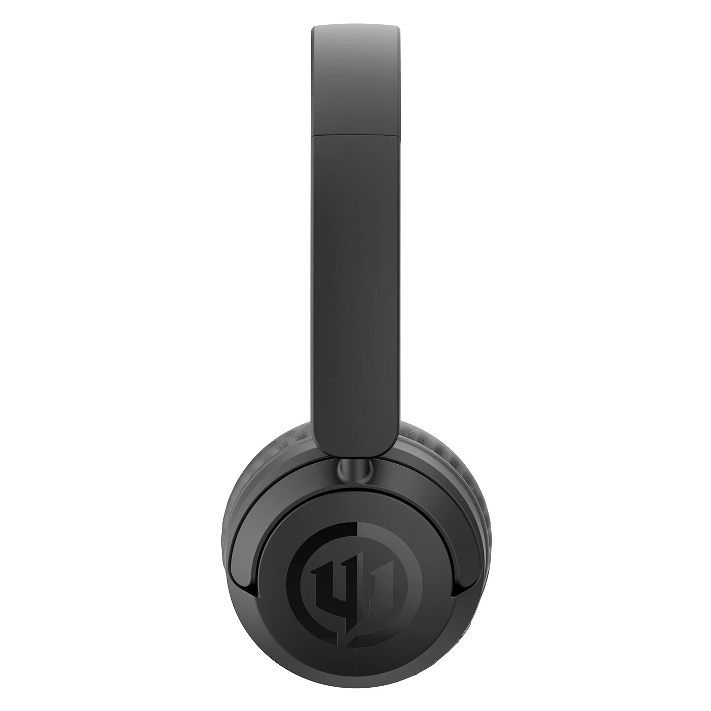 Wicked Audio Hum 500x black headphones, side profile