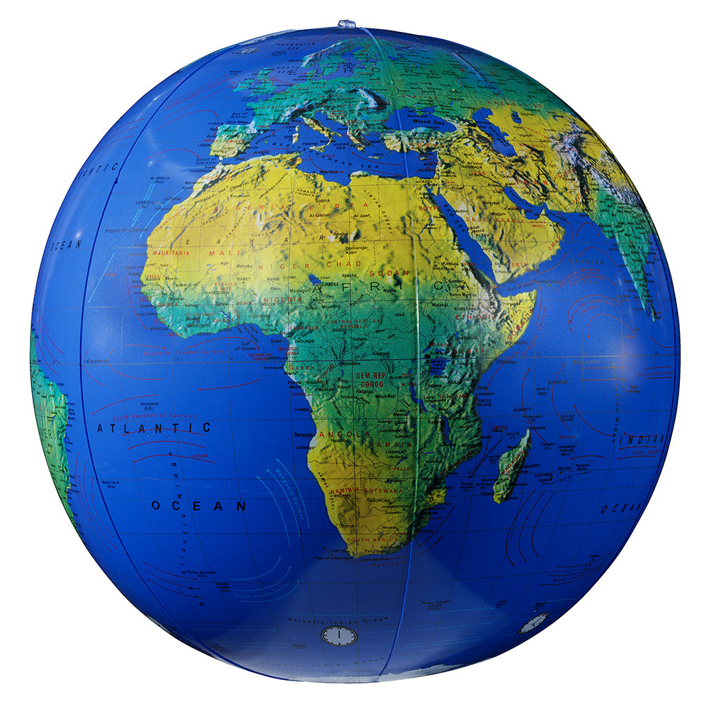 Inflatable Globe – Topographical 16″ – Replogle Globes