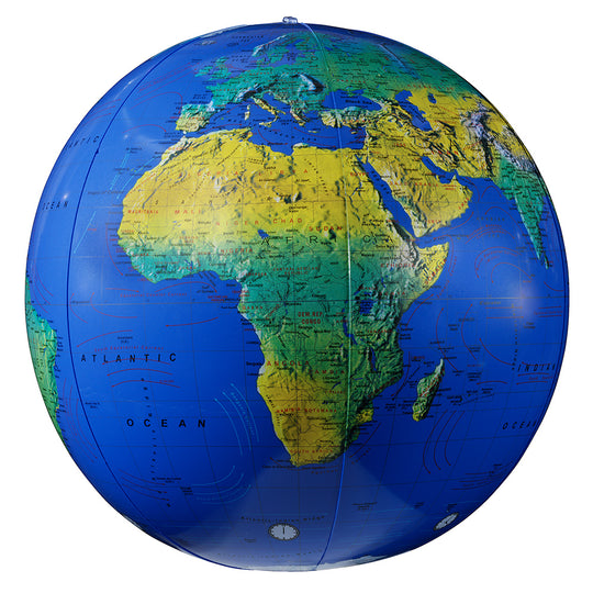 Inflatable Globe – Topographical 16″ – Replogle Globes
