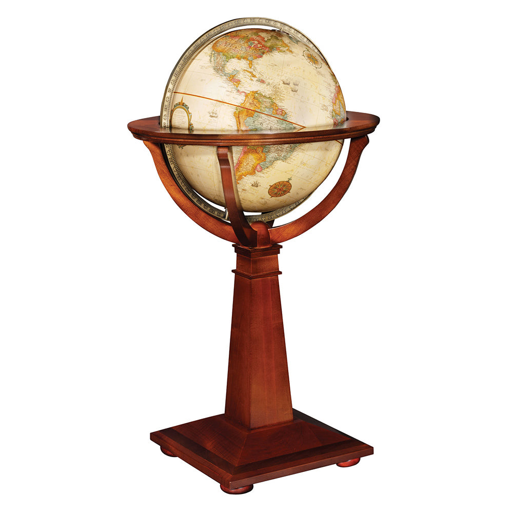 Logan 16″ Antique Raised Relief Floor Heirloom – Replogle Globes
