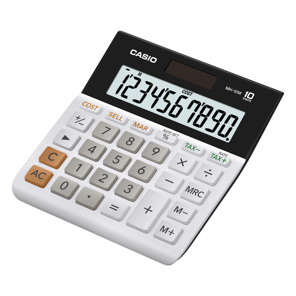 Casio MH-10M Desk Calculator - angled view