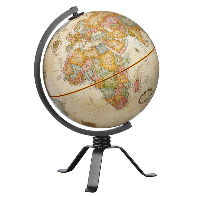 Mackie 9″ Antique Raised Relief Desk – Replogle Globes