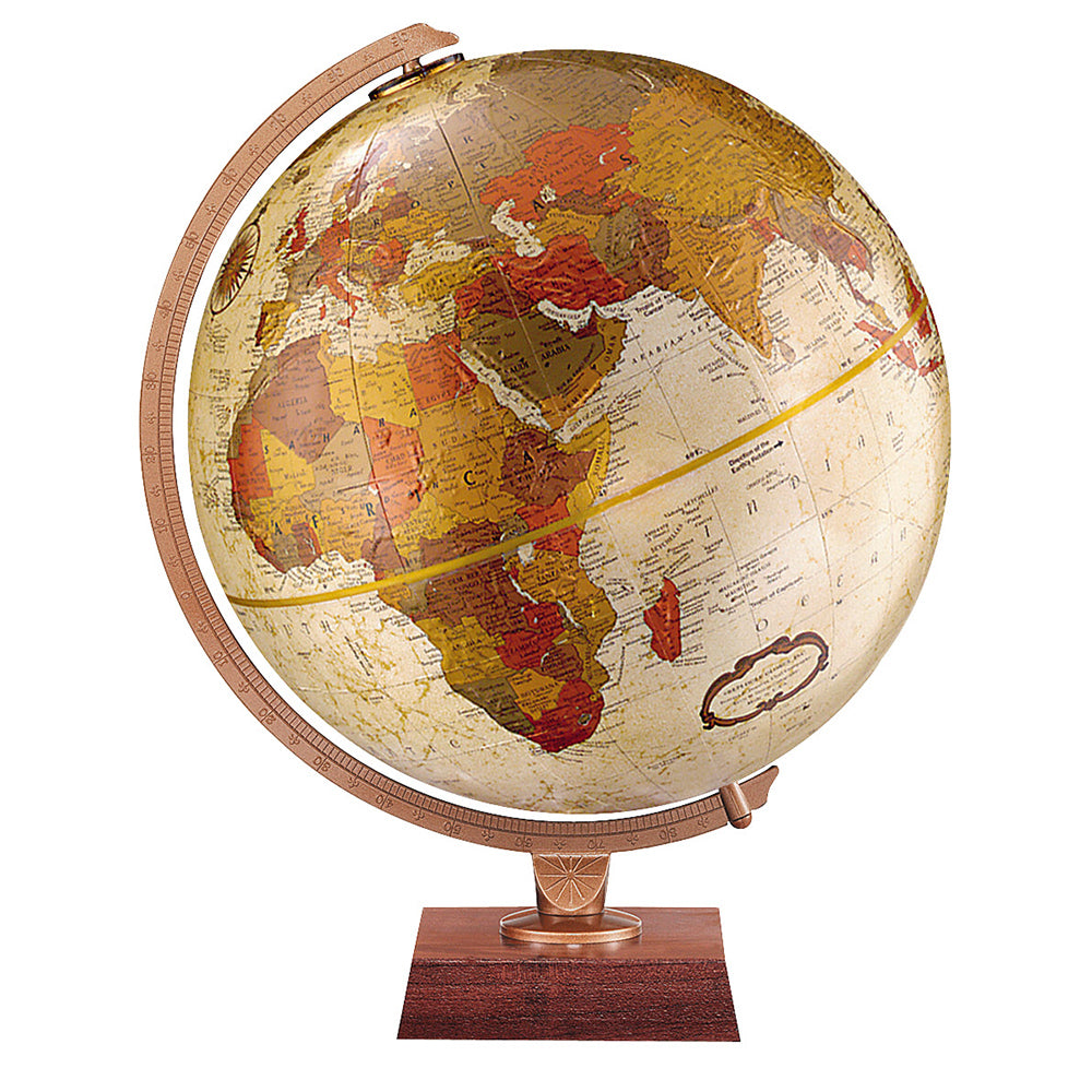 Northwoods 12″ Bronze Metallic Raised Relief Desk – Replogle Globes
