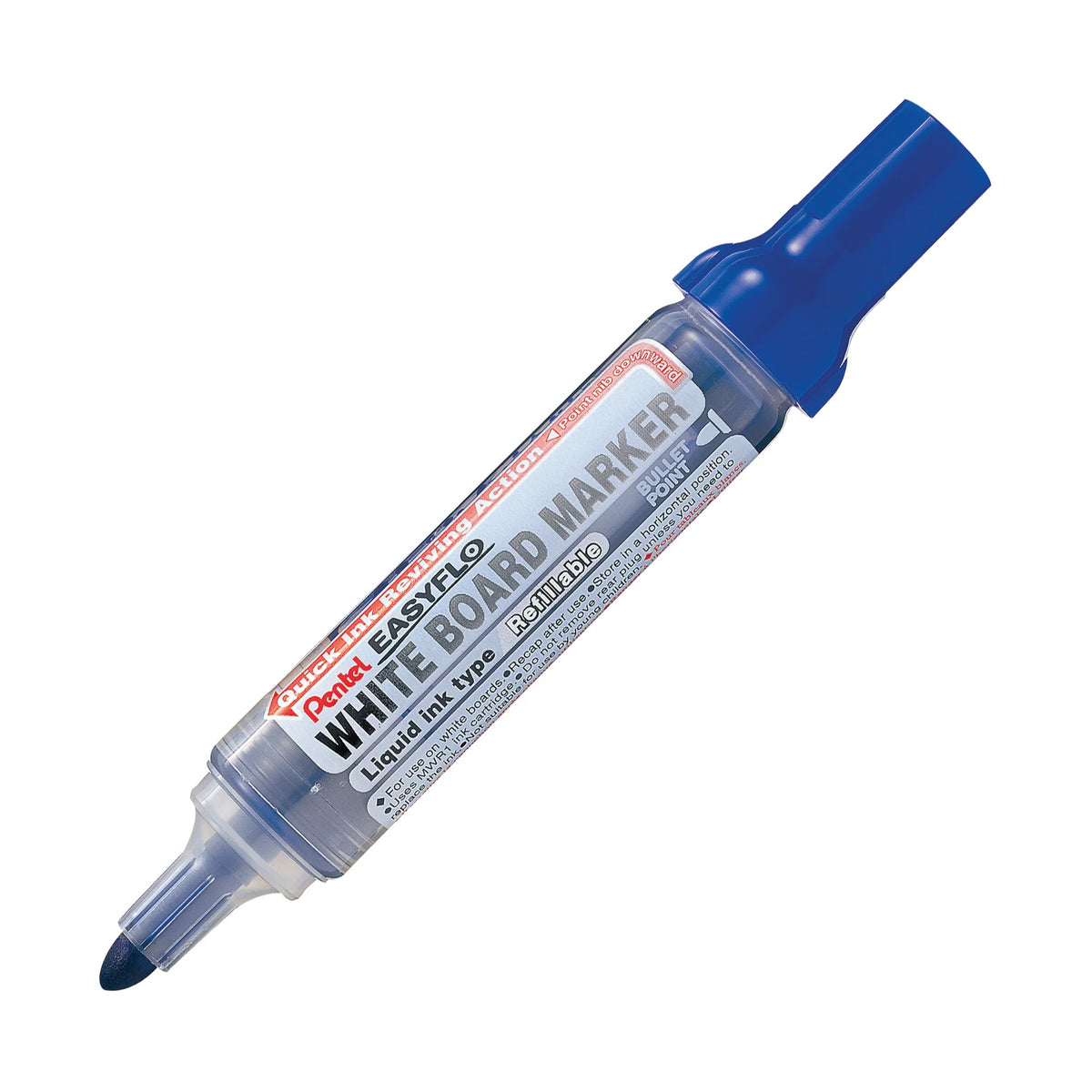 Easyflo White Board Marker Blue - Bullet Point, 6.0mm