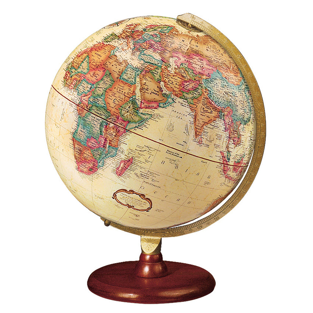 Piedmont 12″ Antique Ocean Desk Globe (French) – Replogle Globes