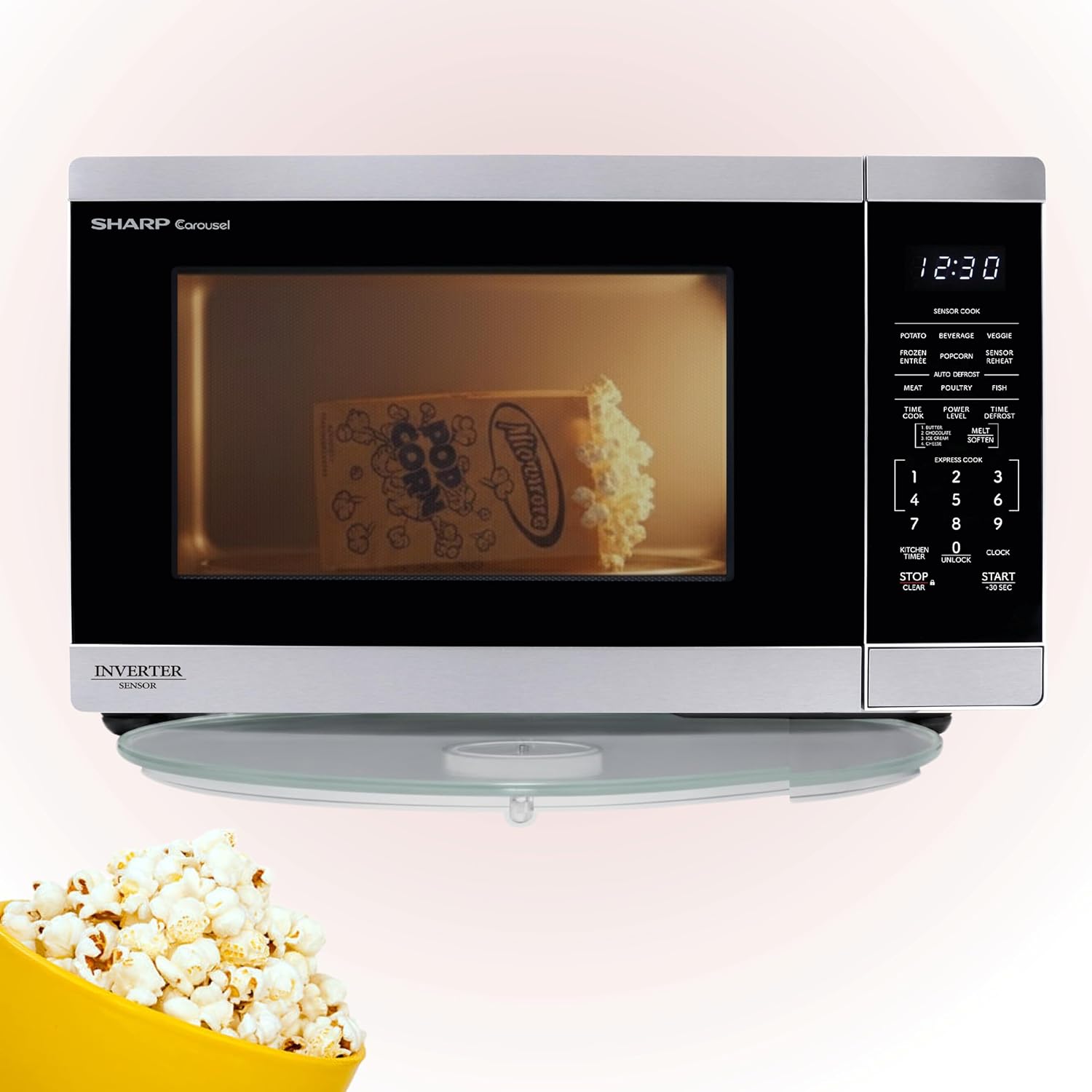 SMC1664KSC Carousel Countertop Microwave Oven - 1.6 cu. ft. 1100W