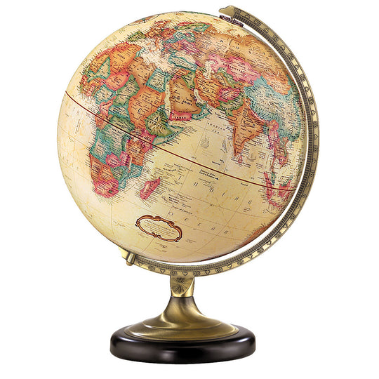 Sierra 12″ Antique Raised Relief Desk – Replogle Globes