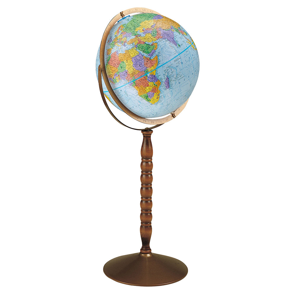 Treasury 12″ Blue Raised Relief Floor – Replogle Globes